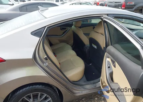 2013 Hyundai Elantra Limited from USA, damaged, VIN 5NPDH4AE8DH394223